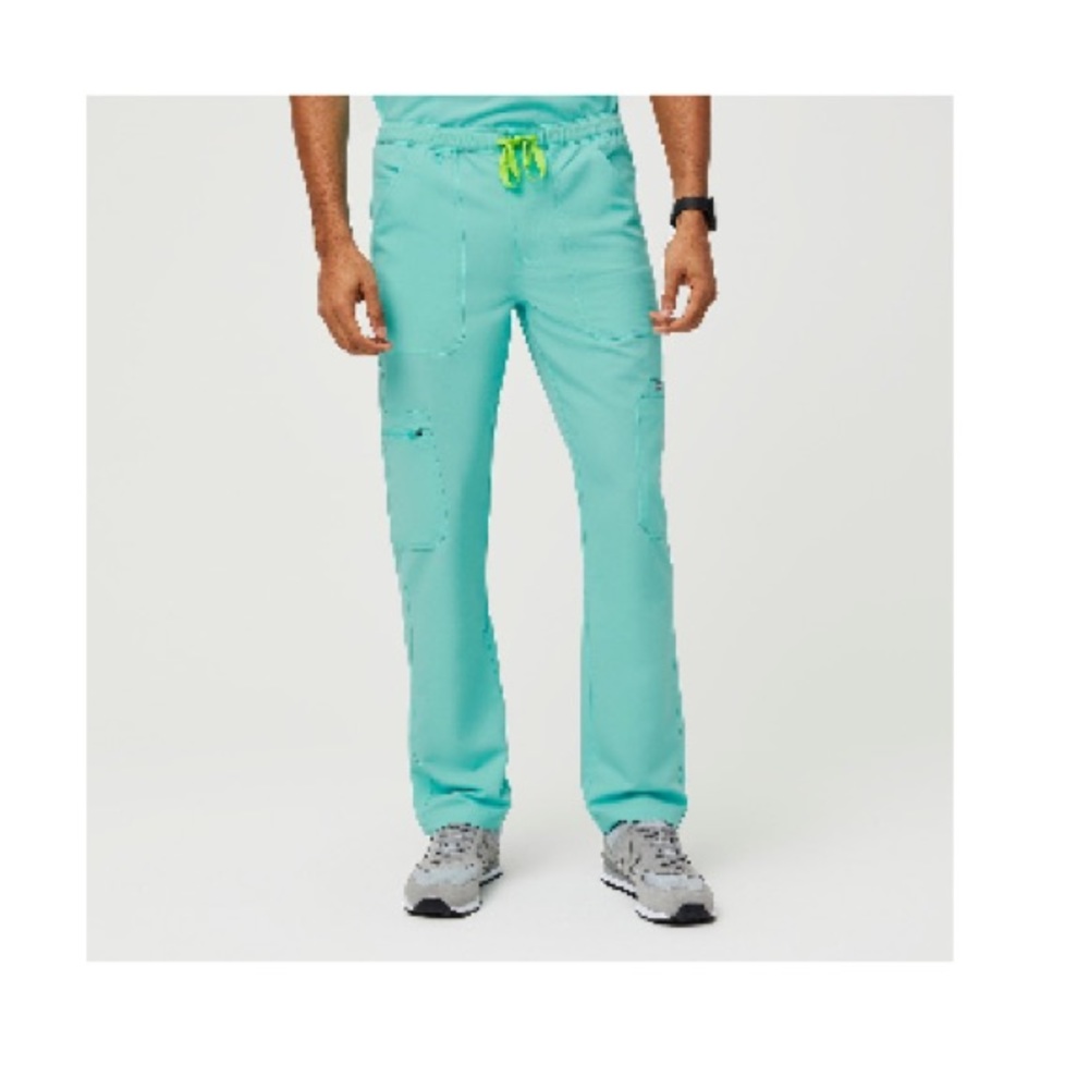 FIGS pants fresh aqua size S cairo cargo style